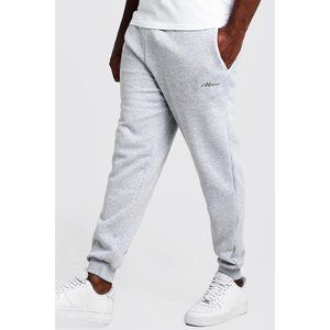 PLUS SIZE MAN SCRIPT SKINNY FIT JOGGER 4XL